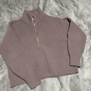 Everlane Merino Wool Half Zip Sweater